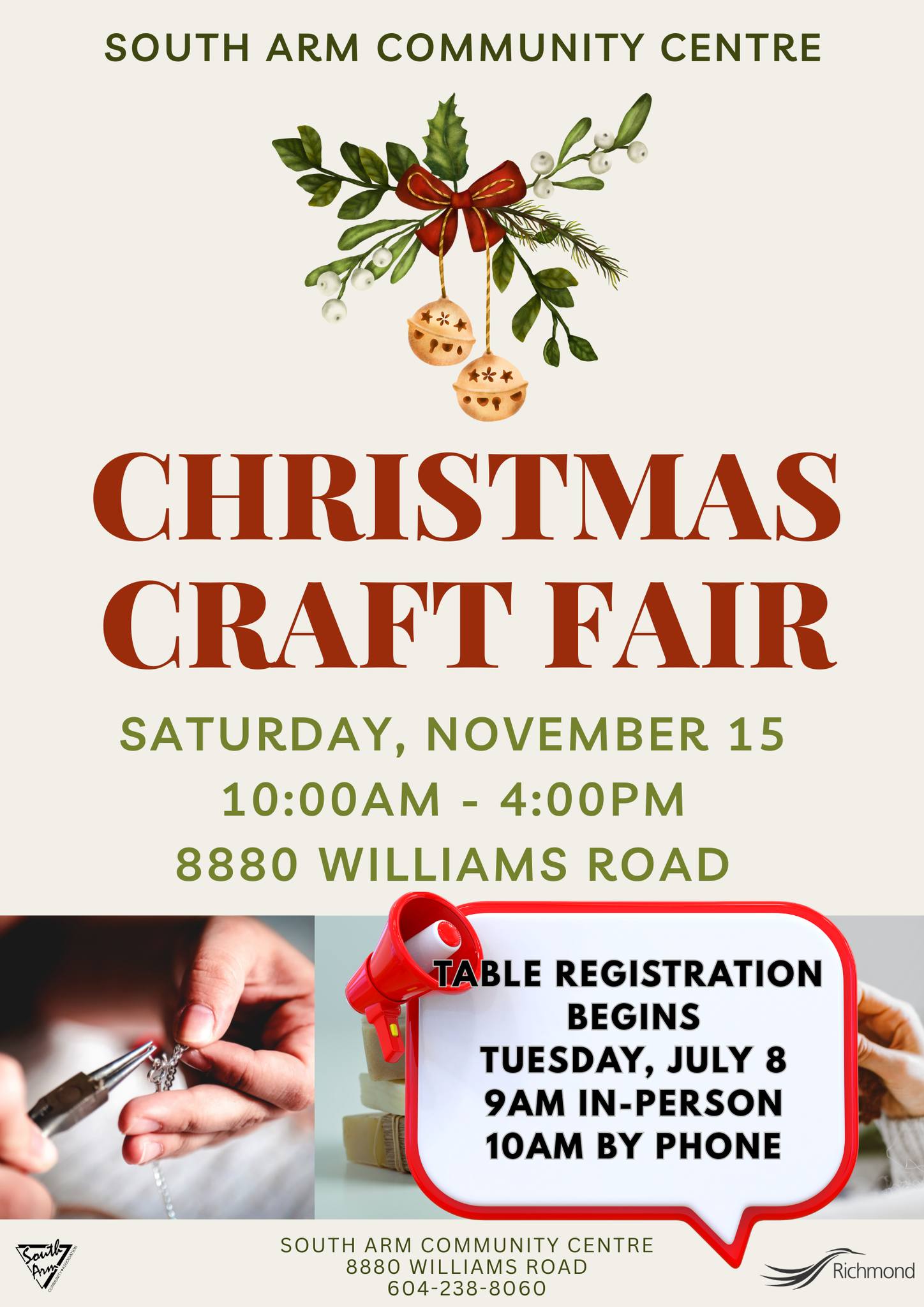 South - We’re excited to announce that the 2025 Christmas Craft Fair ...