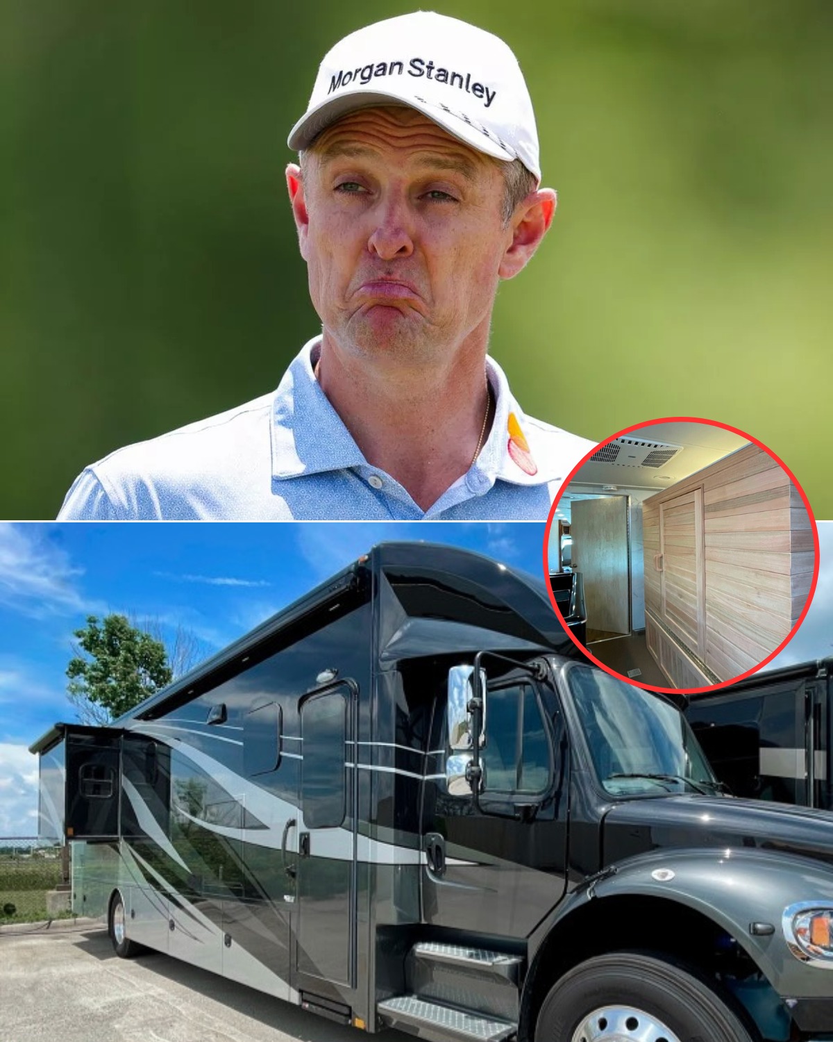 Golf - Justin Rose travels to golf tournaments in custom-built RV with ...