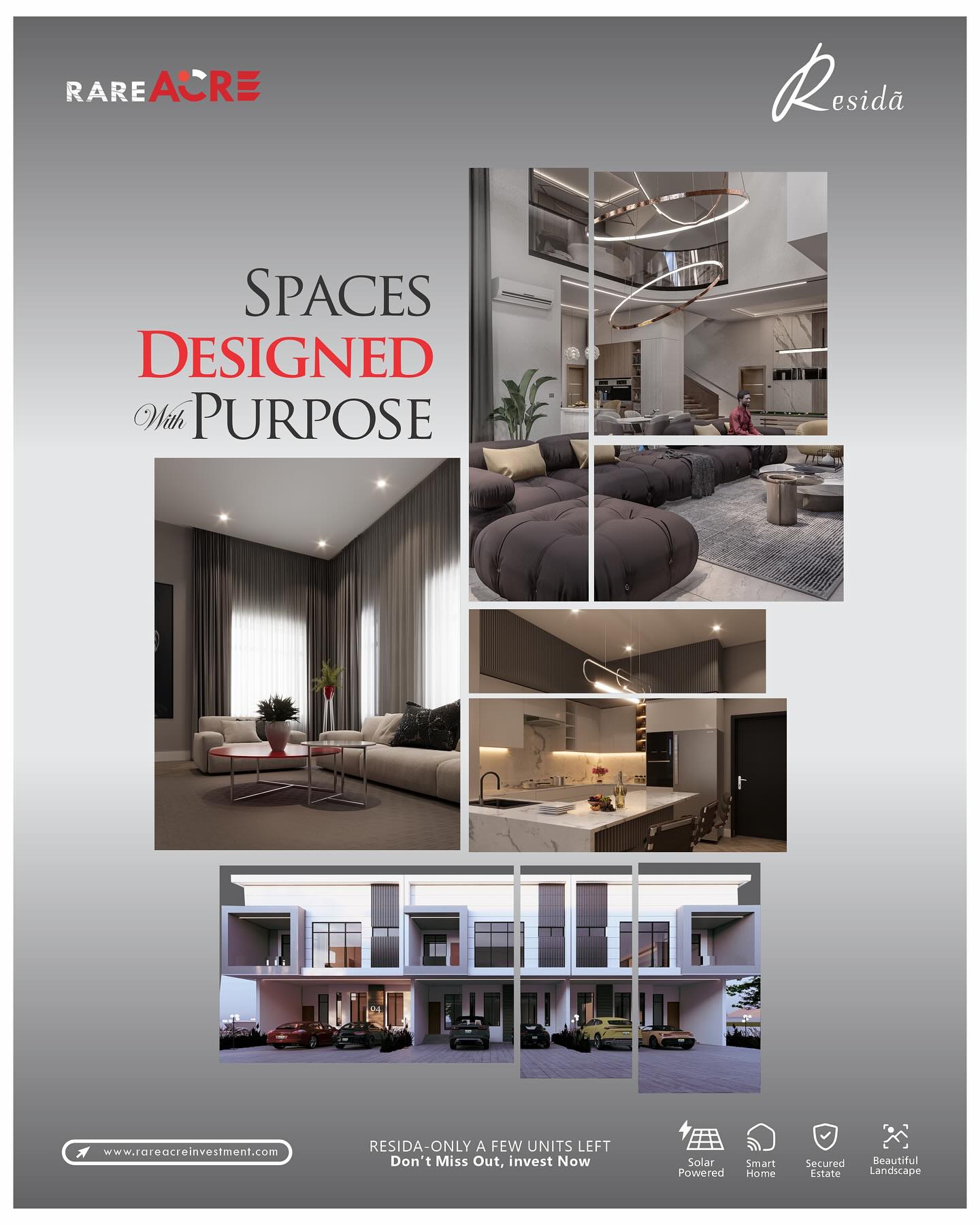 RareAcre - SPACES DESIGNED WITH PURPOSE, BUILT FOR RETURNS. At Resida ...