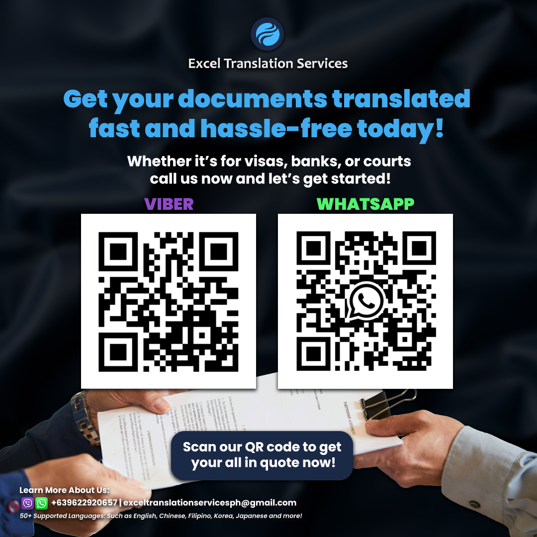 Excel - 📲 Need a translation quote fast? Just scan our QR code, send ...