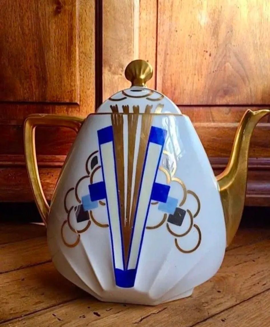 Jean Boyer Limoges art deco coffee set