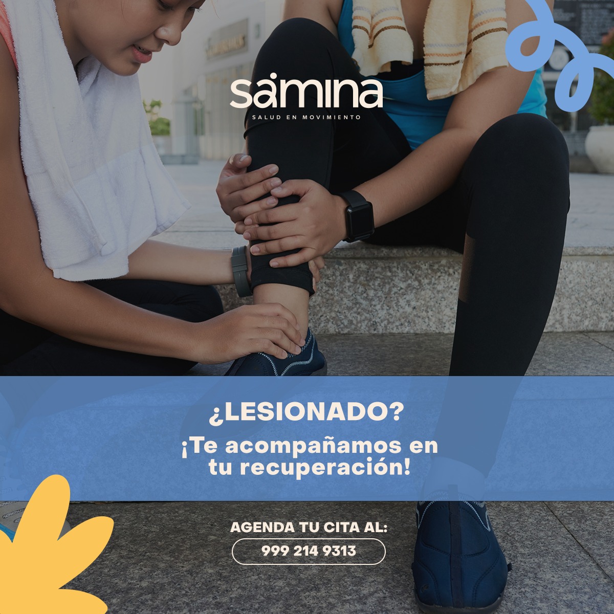 Samina - 💪 No dejes que una lesión te detenga. Desde lesiones ...