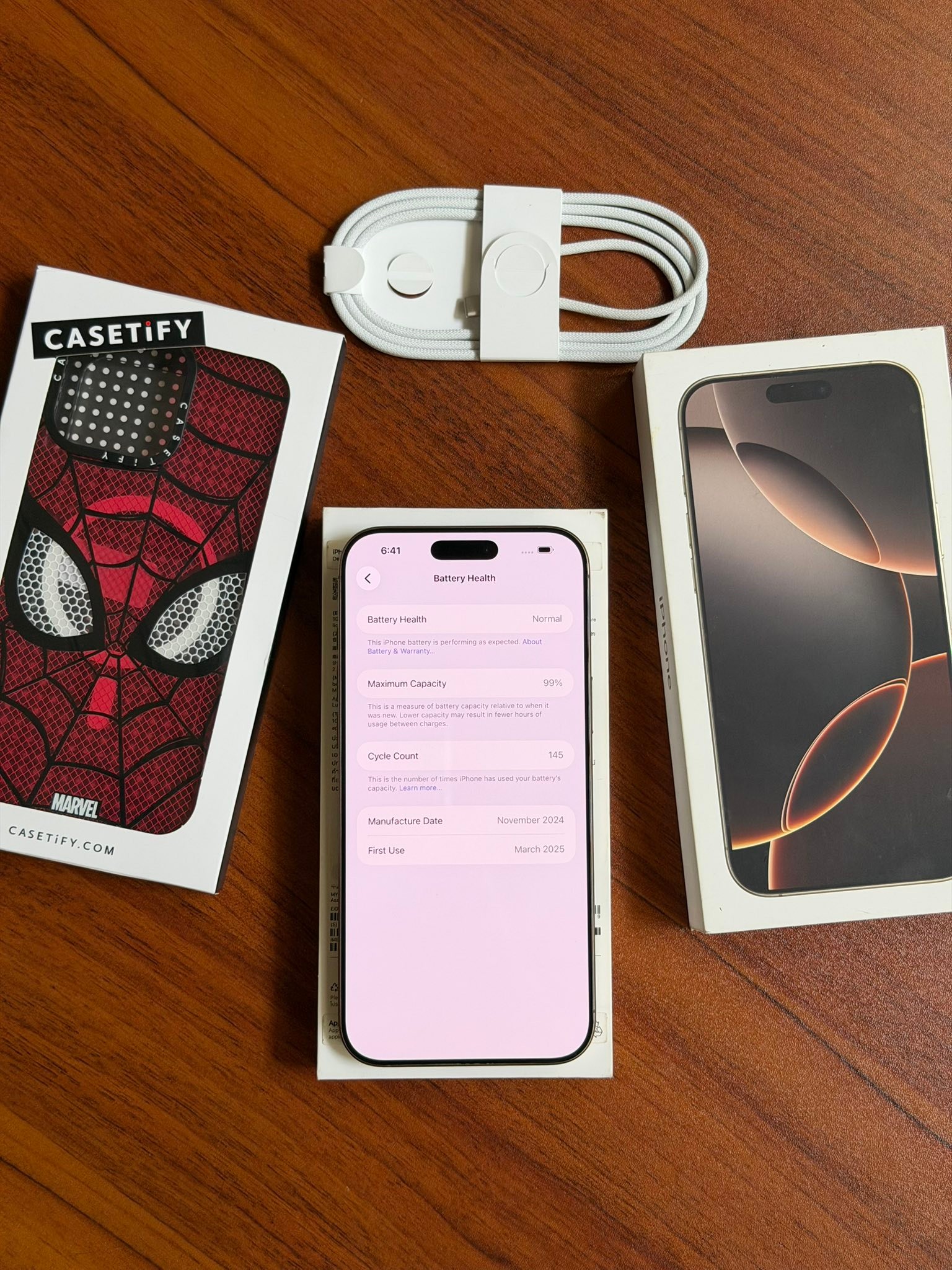 Sale or Swap iPhone 16 Pro Max Desert Titanium 256gb NTC Approved 