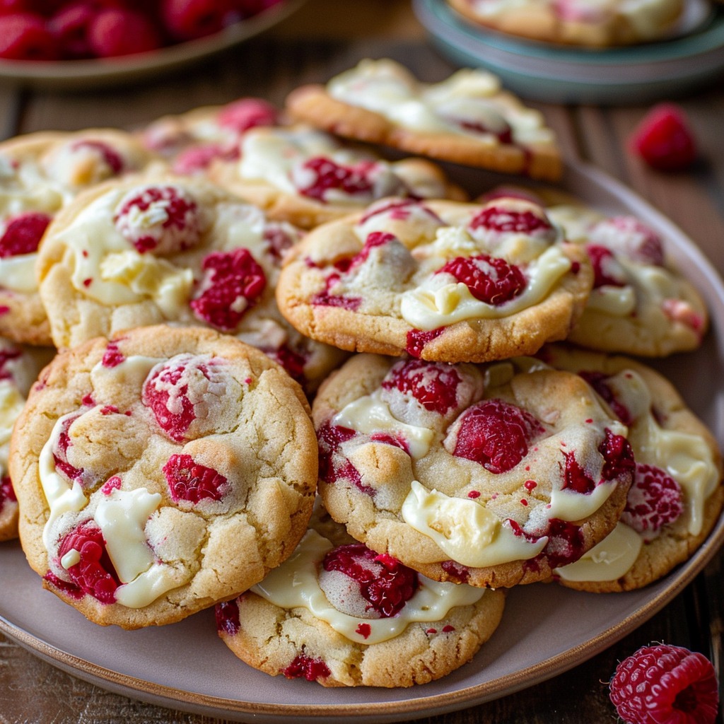 Yummy - Raspberry Cheesecake Cookies Decadent Raspberry Cheesecake ...