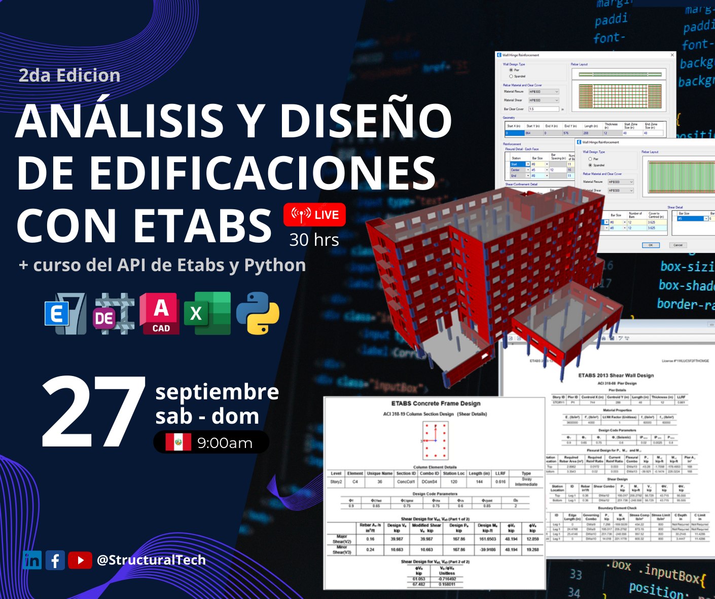 Structural Tech - 👨🏻‍💻 Curso: Análisis y Diseño de... | Facebook