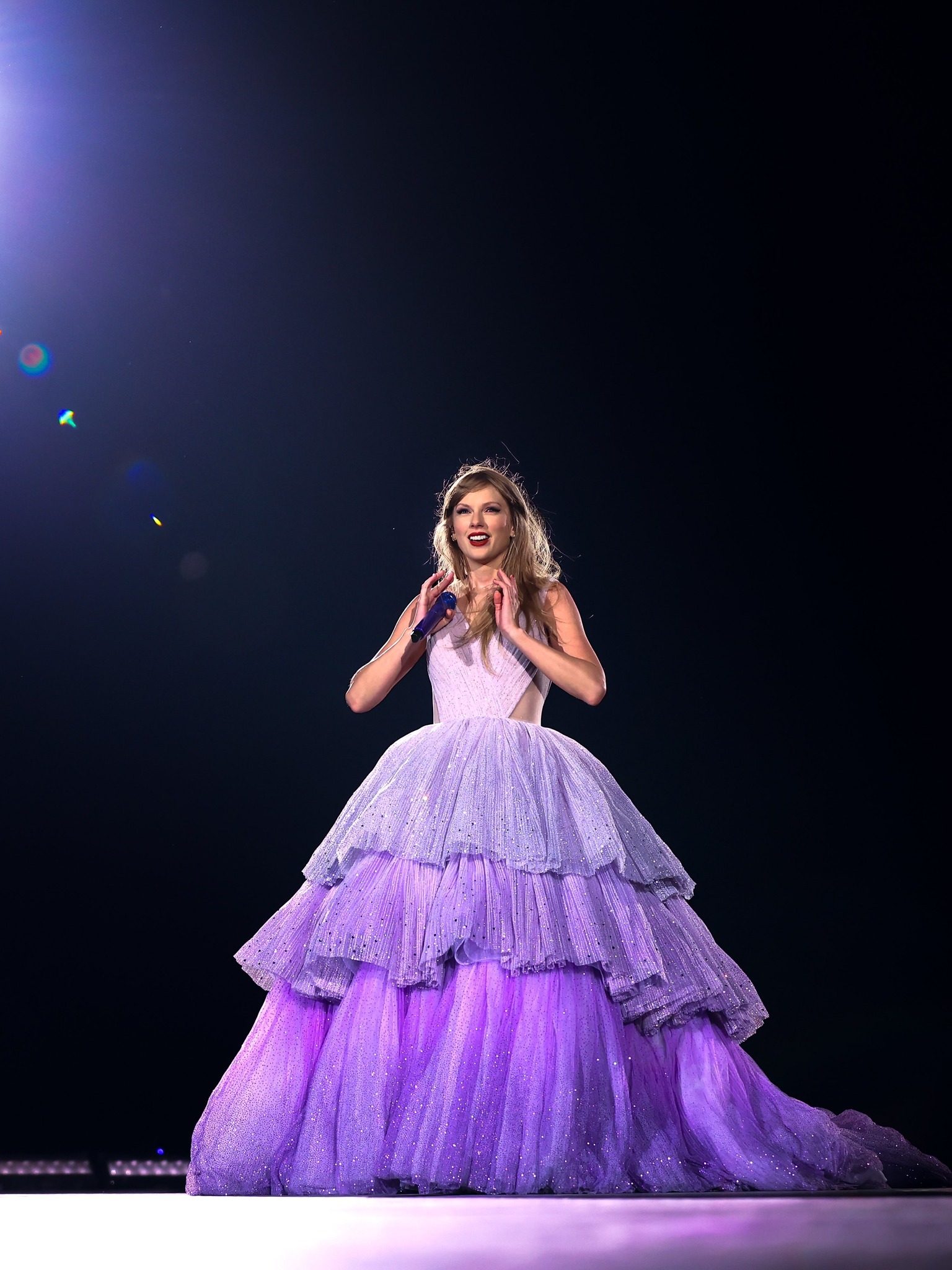 open lace back dress Purple Taylor Swift Knee Length V Neck Dress Pleated Prom Red Carpet D   Hoprom