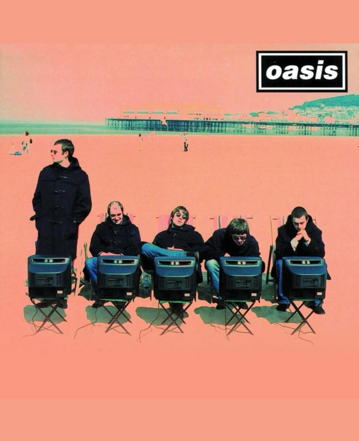 Original poster for Oasis' 'Live By The Sea' gig at Cliffs