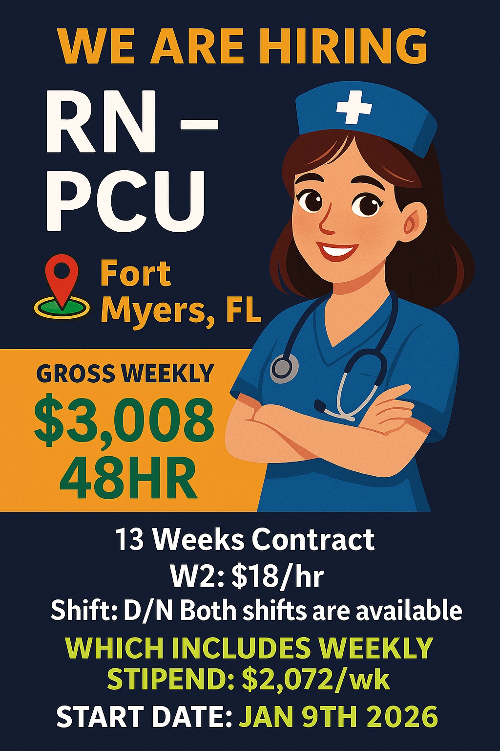 MS/Tele, ER, ICU, PICU, PACU, NICU RN's Compact and Non- Compact states ...
