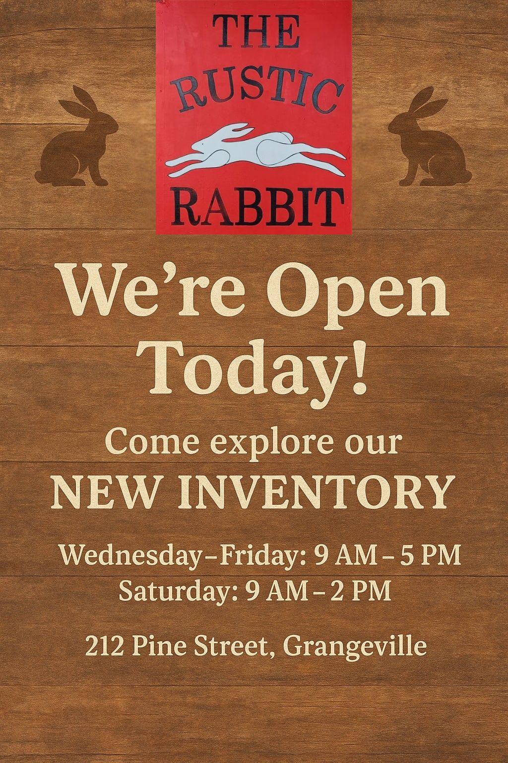The Rustic Rabbit | Grangeville ID