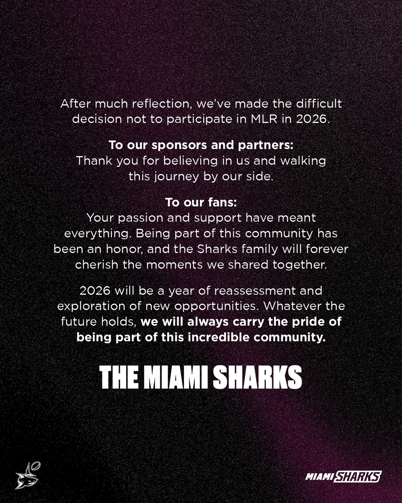 Miami Sharks Rugby Club | Miami FL