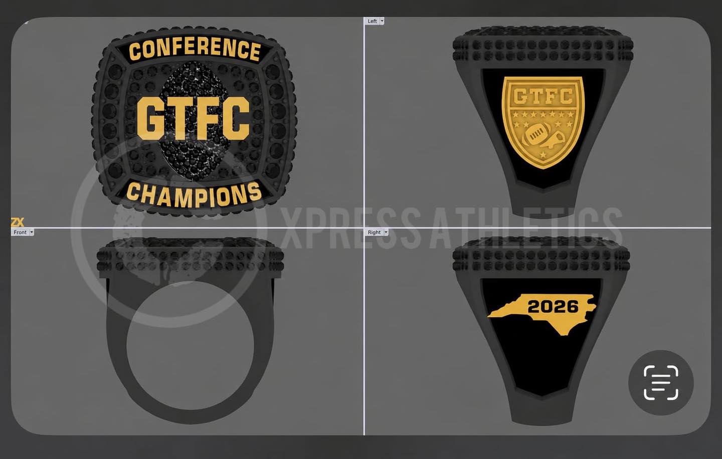 ❤︎ 専用 ❤︎　No.3 GTFC championship hardware for 2026!