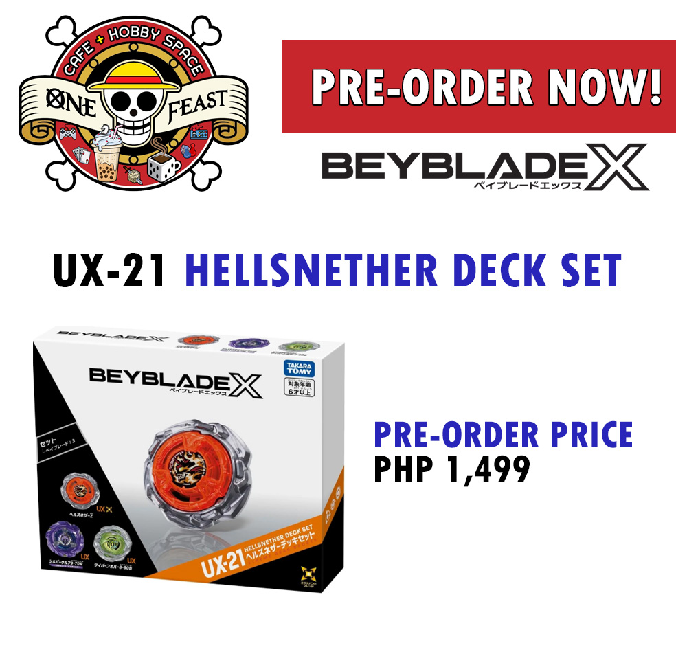 BEYBLADE X UX-21 Hells Nether Deck Set for sale on Mercari