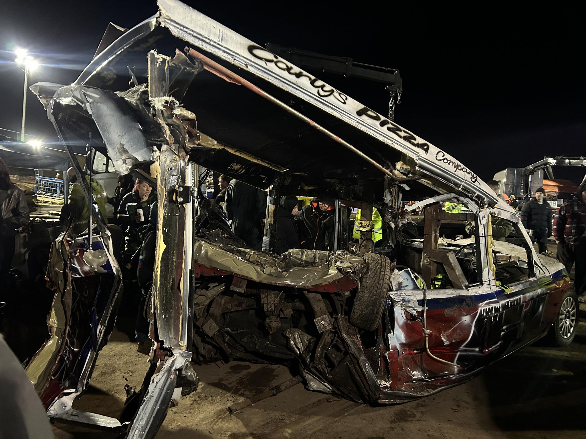 RW Race Photos | Huge Hearse Wreck For 51 James Licquorice Courtesy Of ...