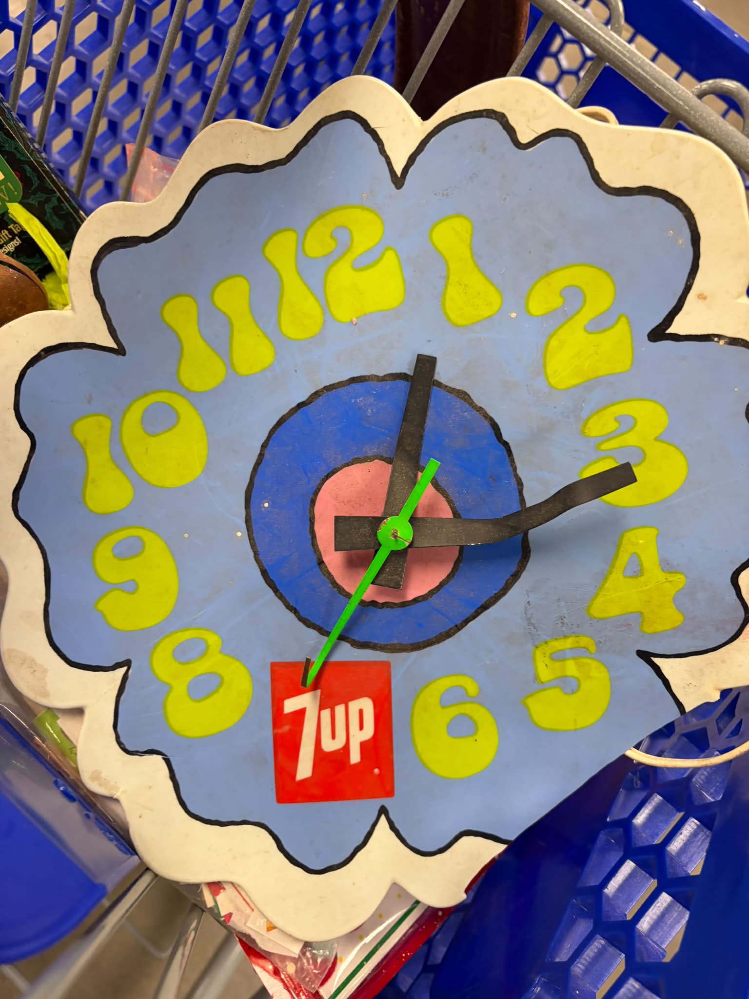 Vintage Peter Max clock from 1970s Malvern Hills pool auctioned