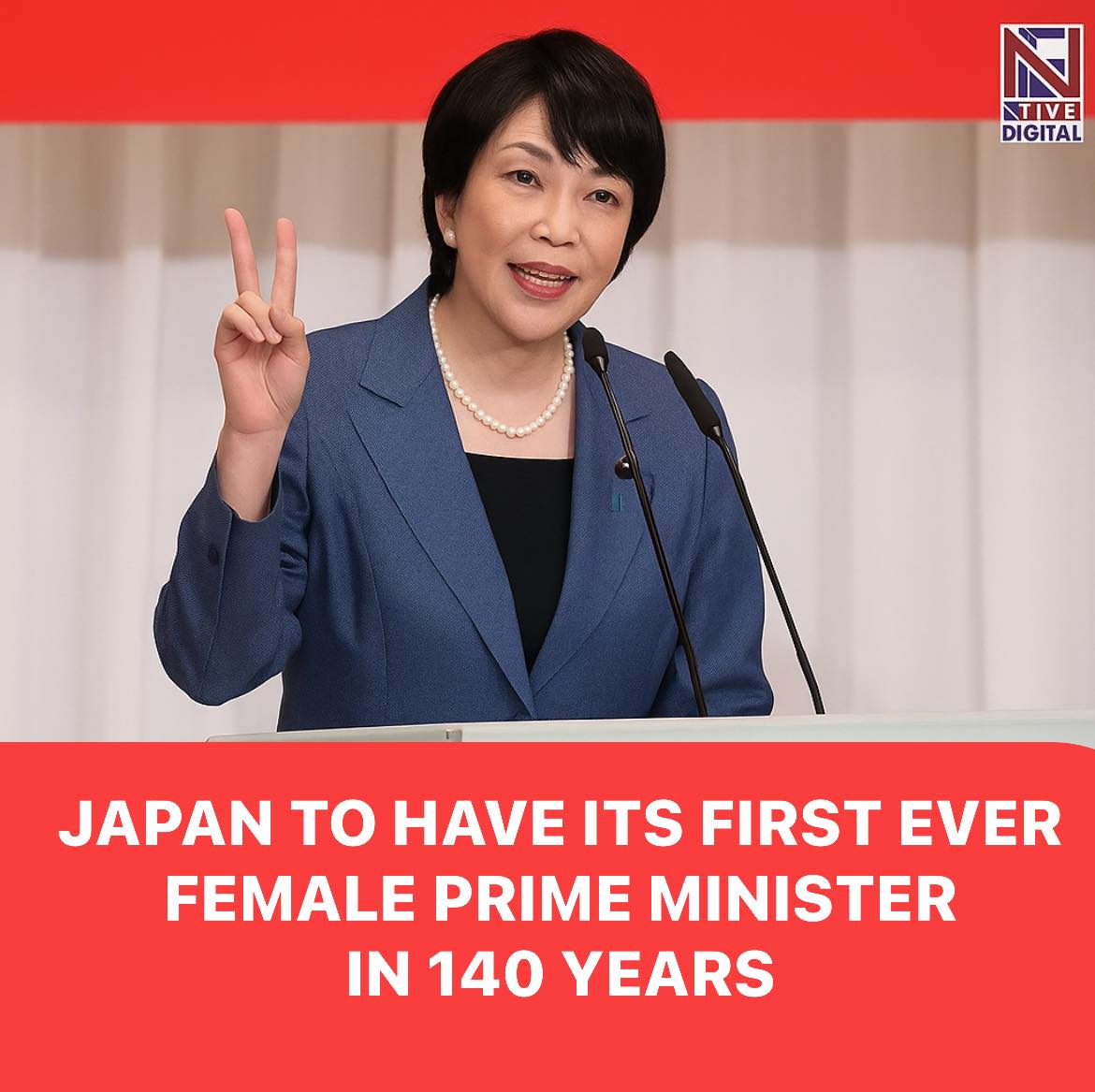 Hello Japan - Sanae Takaichi is set to become Japan's... | Facebook