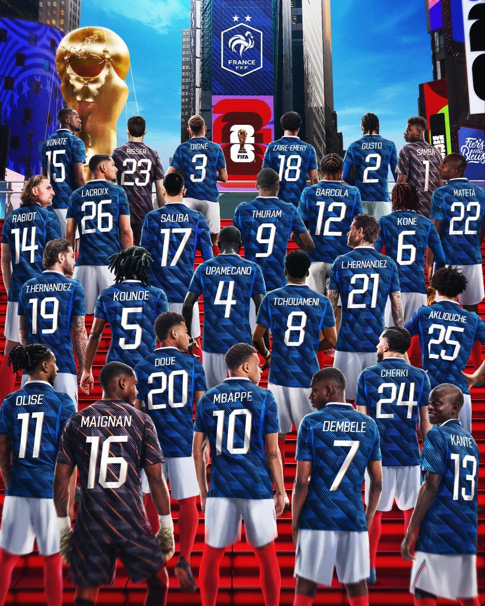 Rayan Cherki assigned number 24 shirt for France's World Cup