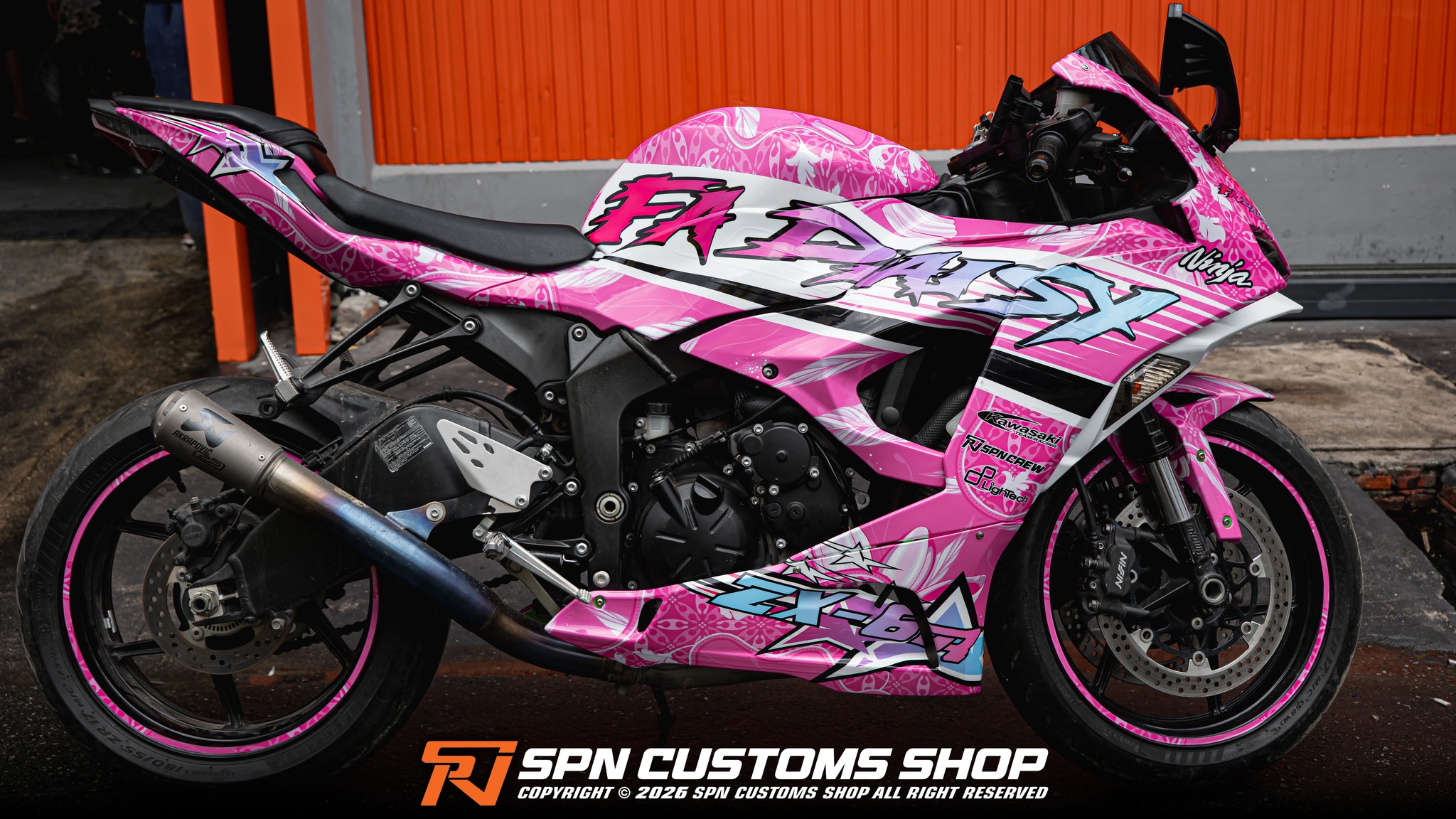 Ninja ZX-6R Design by SPN Customs Shop For more information