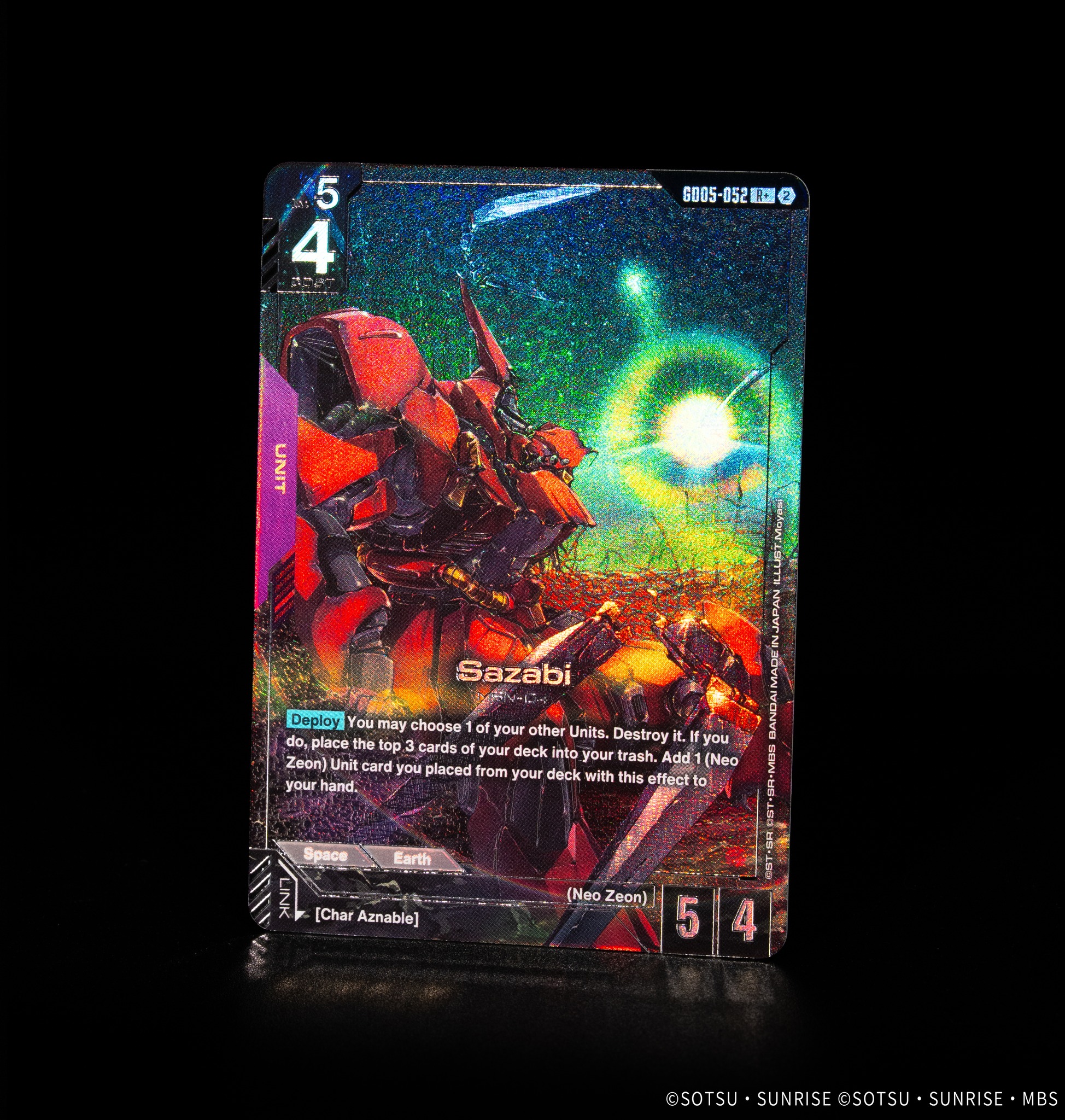 GD05 Booster Pack Card Showcase] Introducing Alt-Art Sazabi