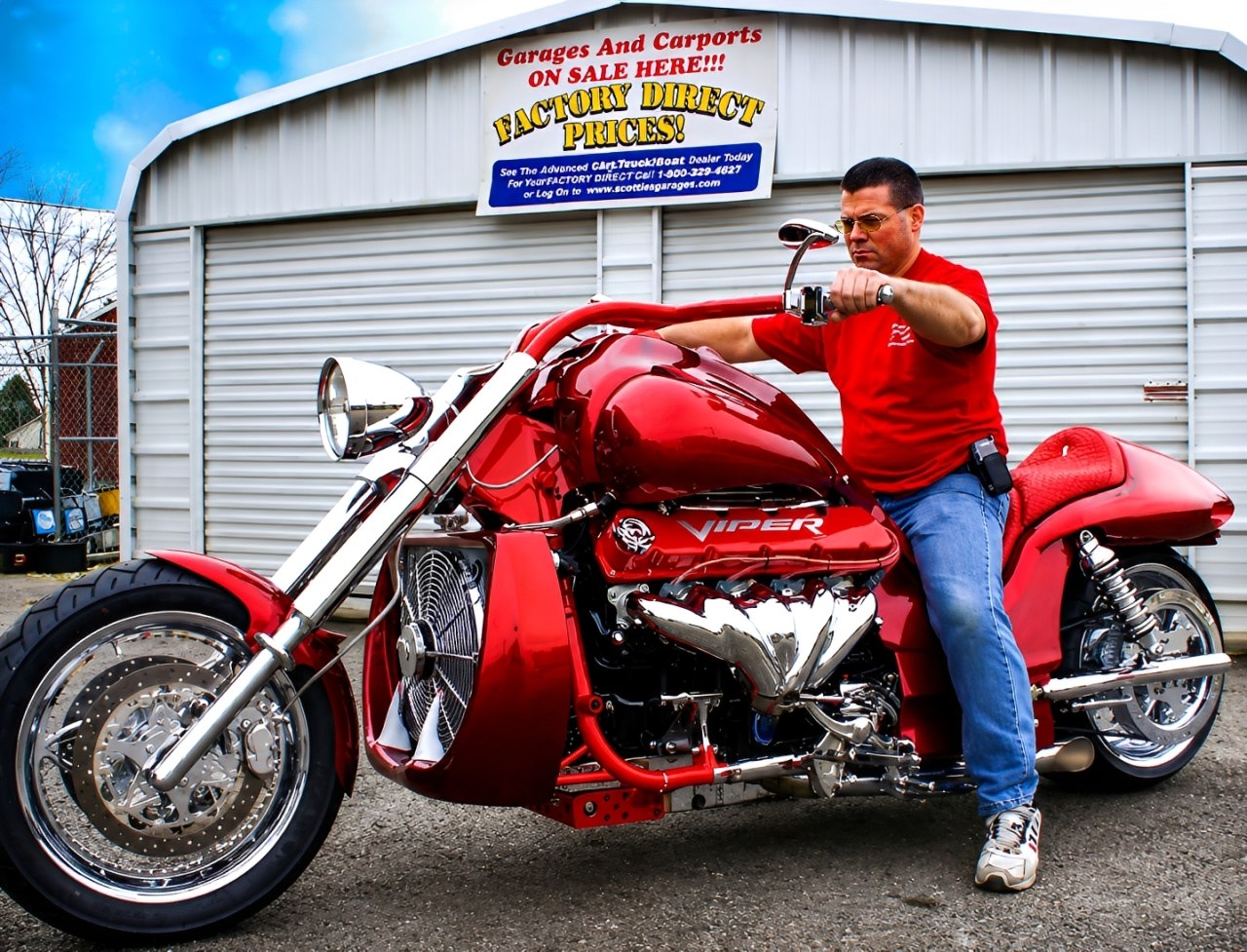 Built by Melbourne engineer Ian Drysdale, the bike features a V8