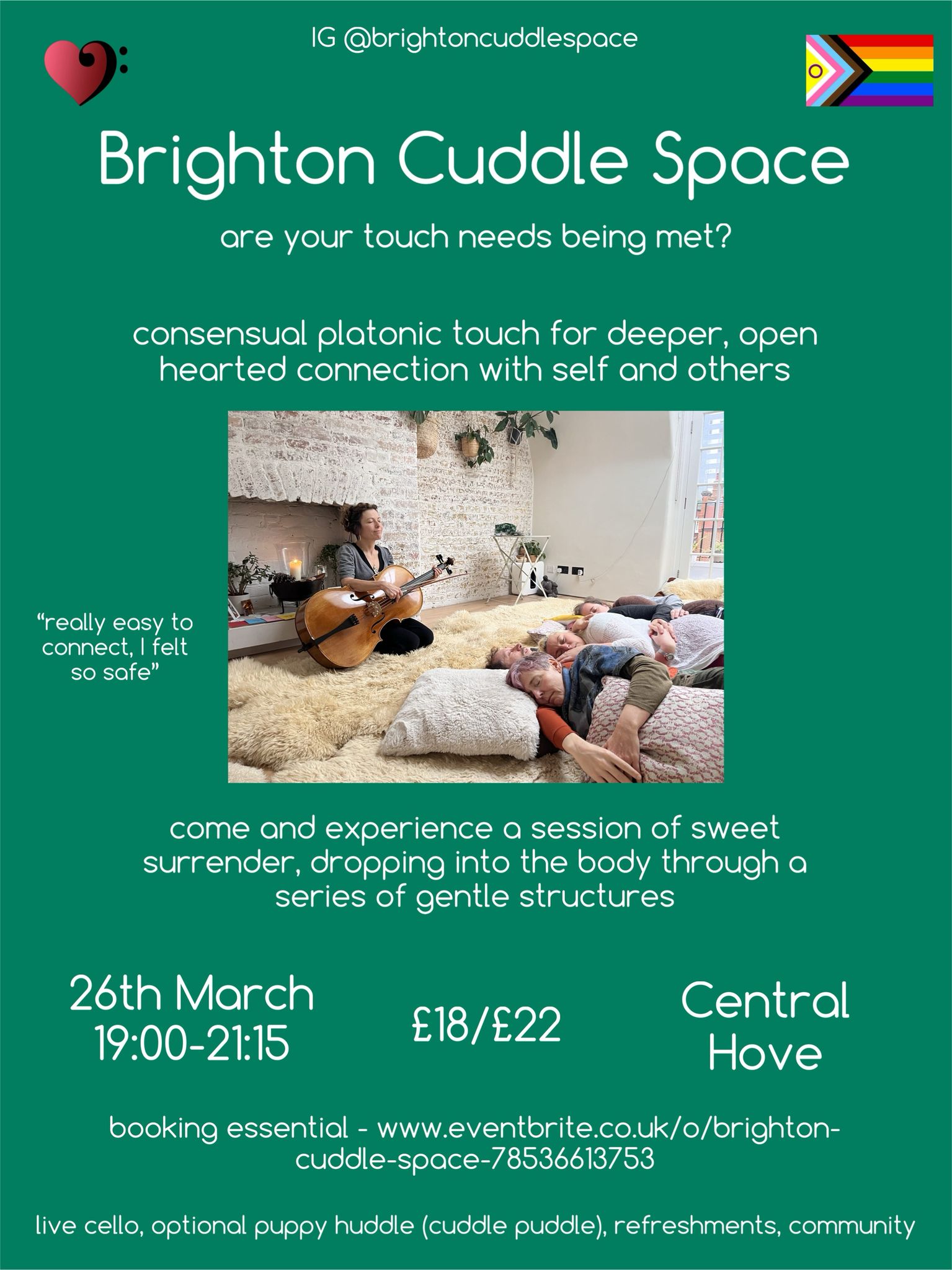 Brighton Cuddle Space | Brighton and Hove
