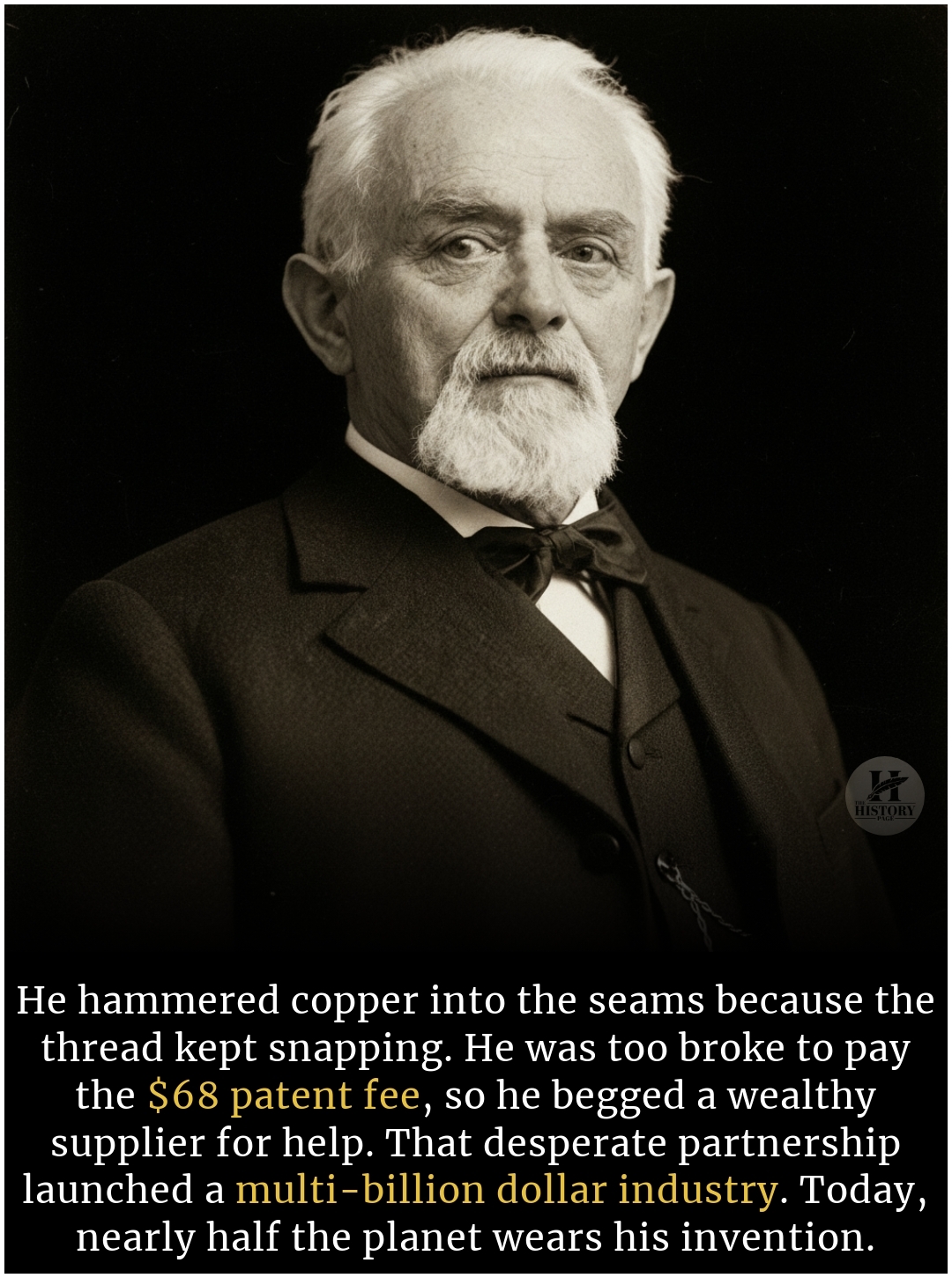 The History - In 1870, a frustrated woman walked into a small tailor ...