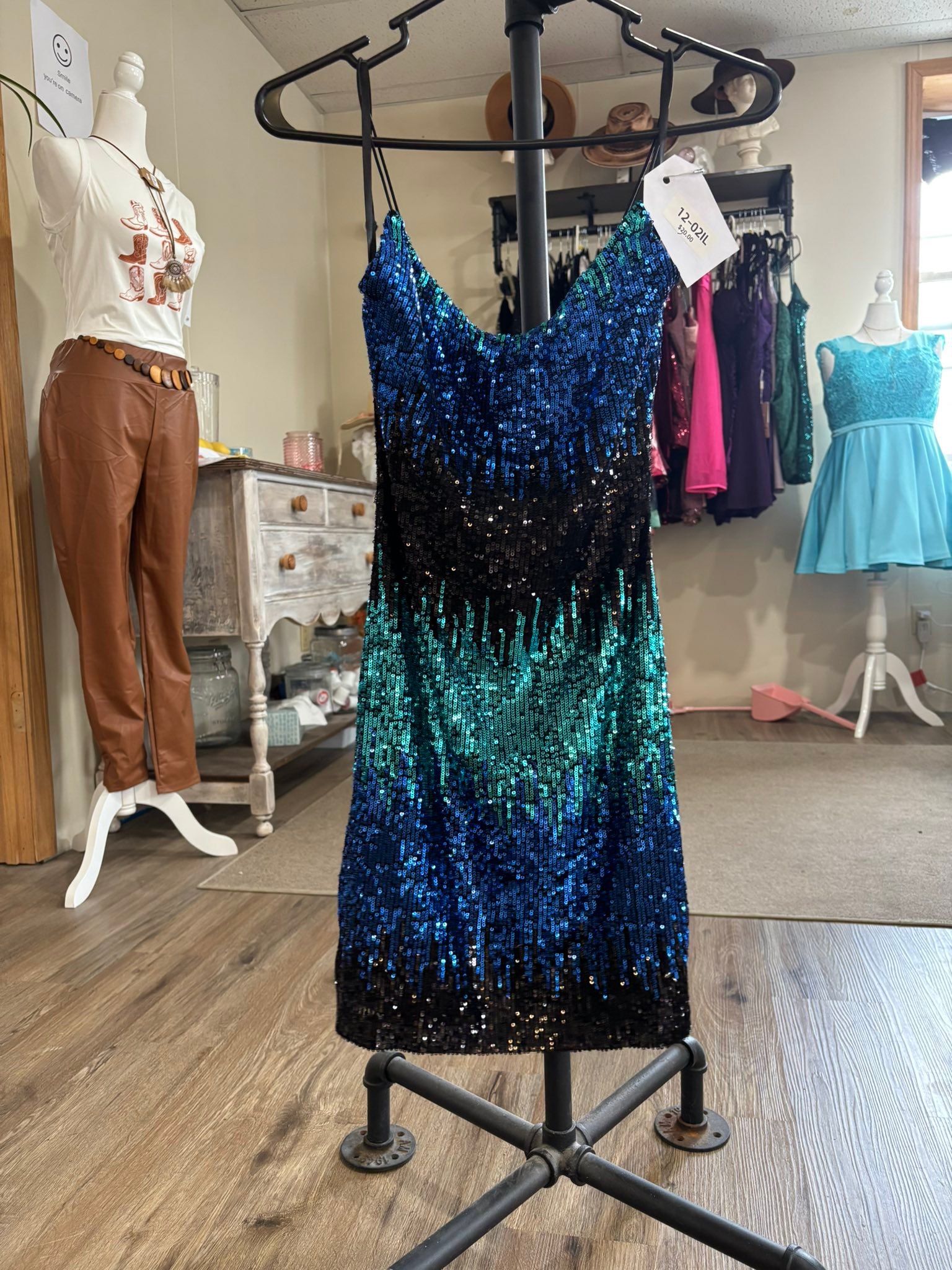 Bliss Bridal and Formalwear's homecoming dress selection