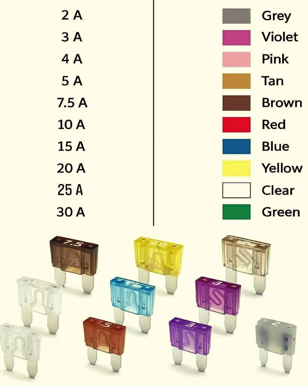 Set Di Fusibili A Scheda Per Unit&agrave; Di Consumo: 5A, 15A, 30A Per Circuiti Di Illuminazione