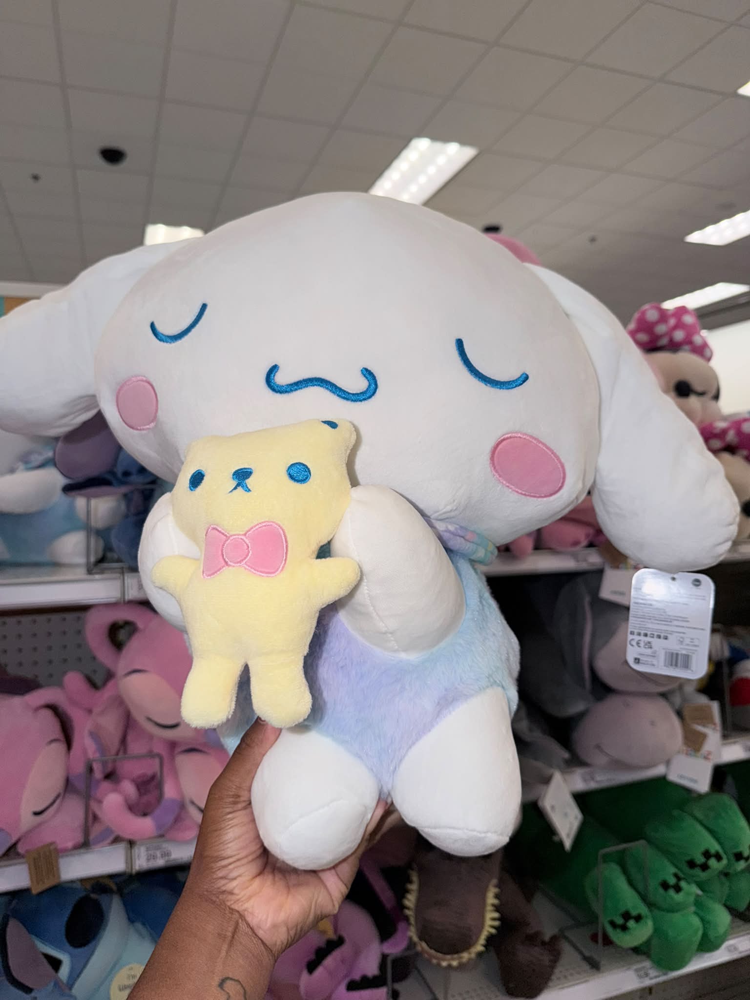 Giant Cinnamoroll plush toy now available at Build-A-Bear Workshop