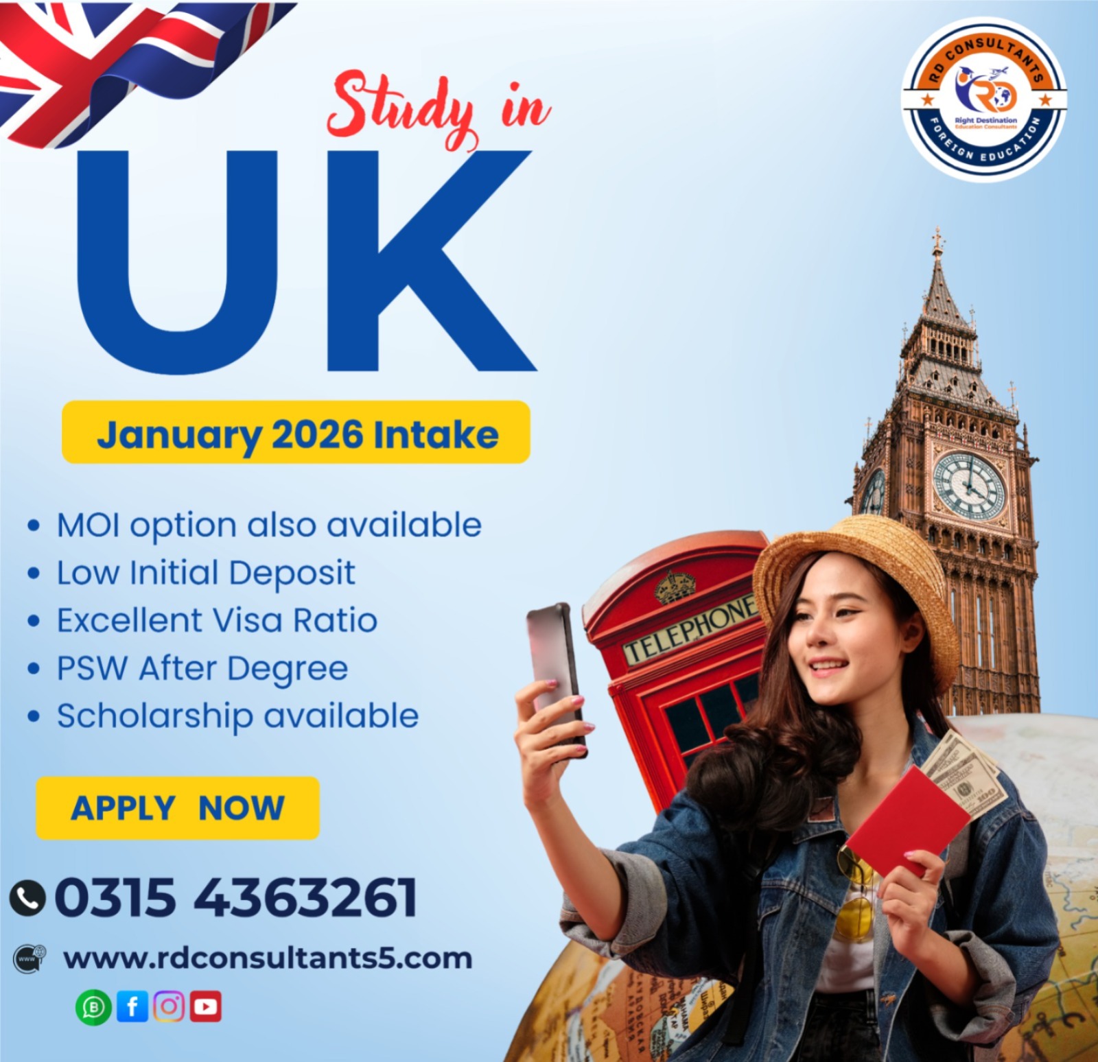 R D - Study in UK – January 2026 Intake is Now Open 🇬🇧 Applications are ...