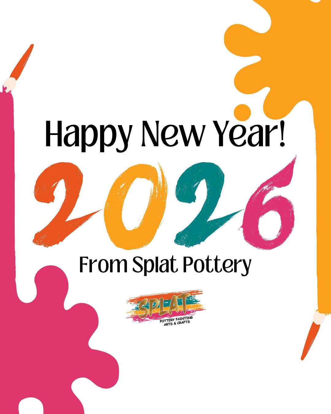 Splat - Happy New Year from Splat Pottery! 🥂 We are looking forward to ...