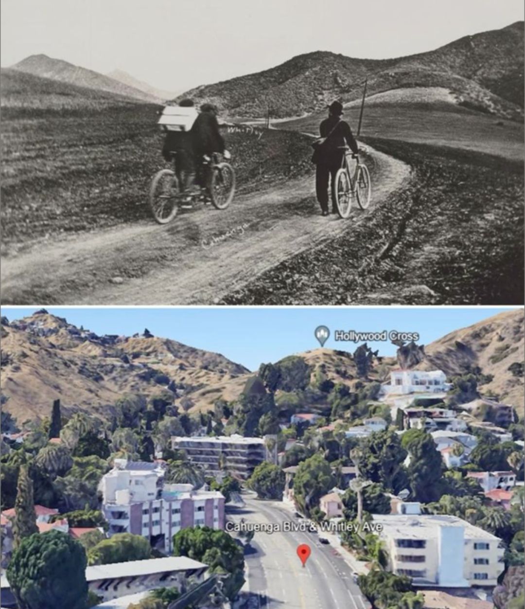Cahuenga pass road in studio city