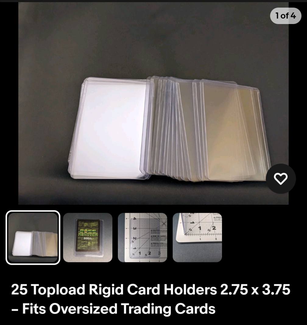 3x4 Standard Top Loaders | TCG Supplies - Pokédex