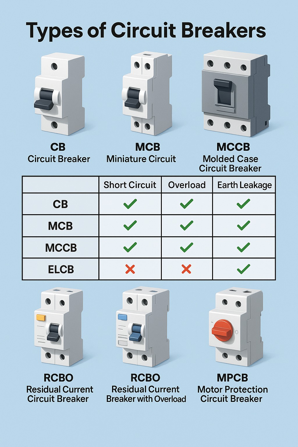 Invent - Types of Circuit Breakers #fblifestyle | Facebook