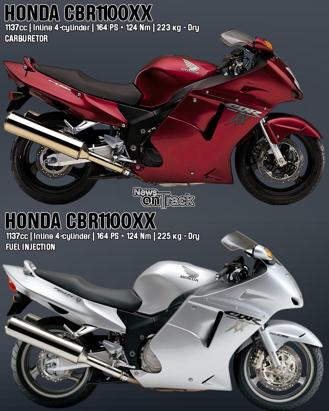 その他 raw The Honda CBR1100XX Super Blackbird exists in two distinct