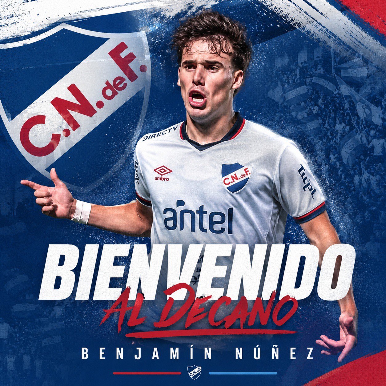 Benjamín Núñezページ Benjamín Núñez es nuevo jugador de Nacional. El lateral izquierdo