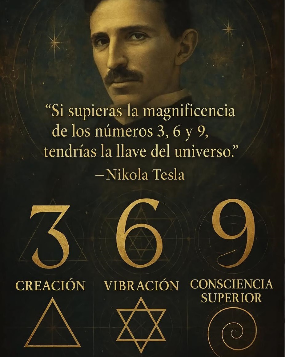 SoyCodigo - 369: EL CÓDIGO DEL UNIVERSO 👁️ Nikola Tesla dijo: “Si ...