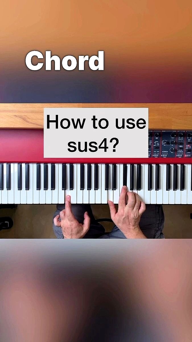 Piano - let’s apply sus4 chords in the key of D Major 🎼 Step 1: The D ...