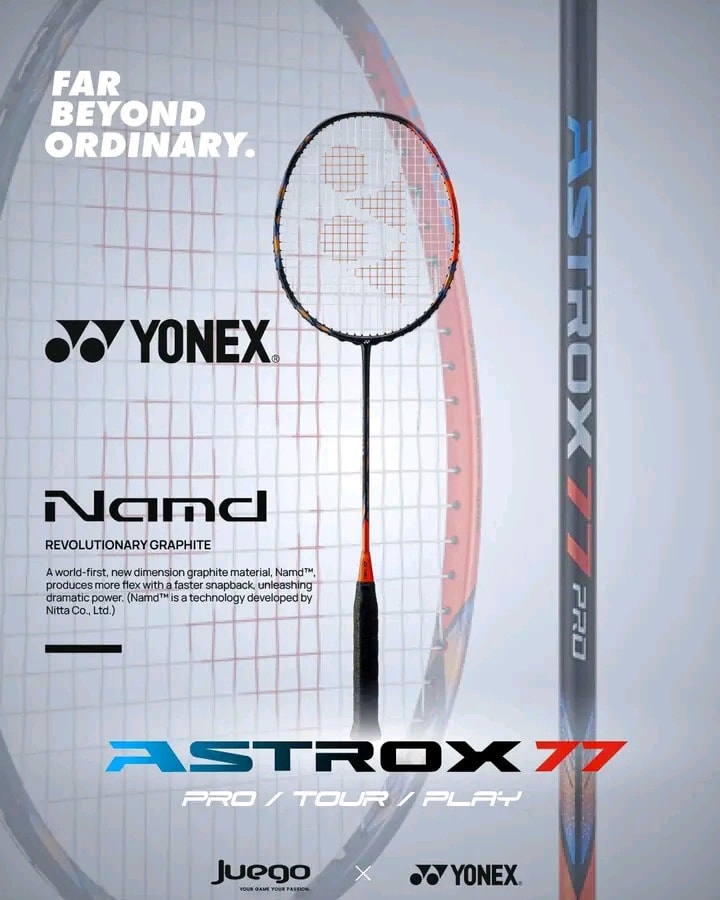 The Yonex Astrox 77 Pro, Tour, and Play... - Juego Greenhills | Facebook