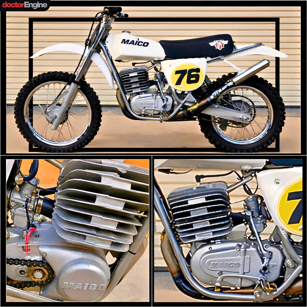 This 1975 Maico MC250 is widely celebrated as a premier factory 