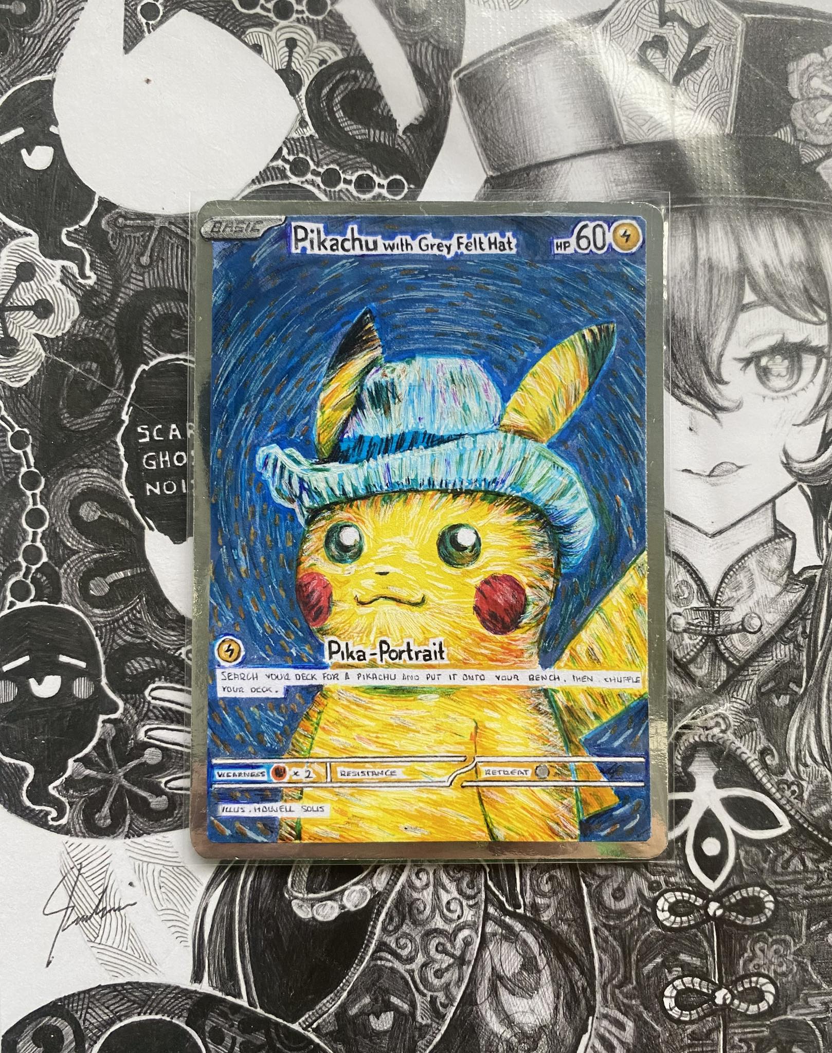 Pikachu Grey Felt Hat PSA 10 is now available on the show floor