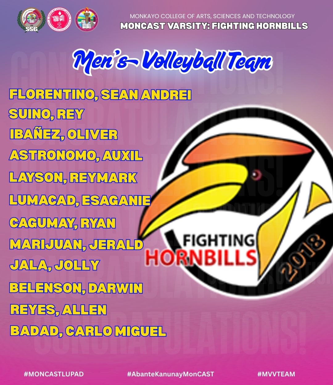 Moncast Varsity:... - Moncast Varsity: Fighting Hornbills