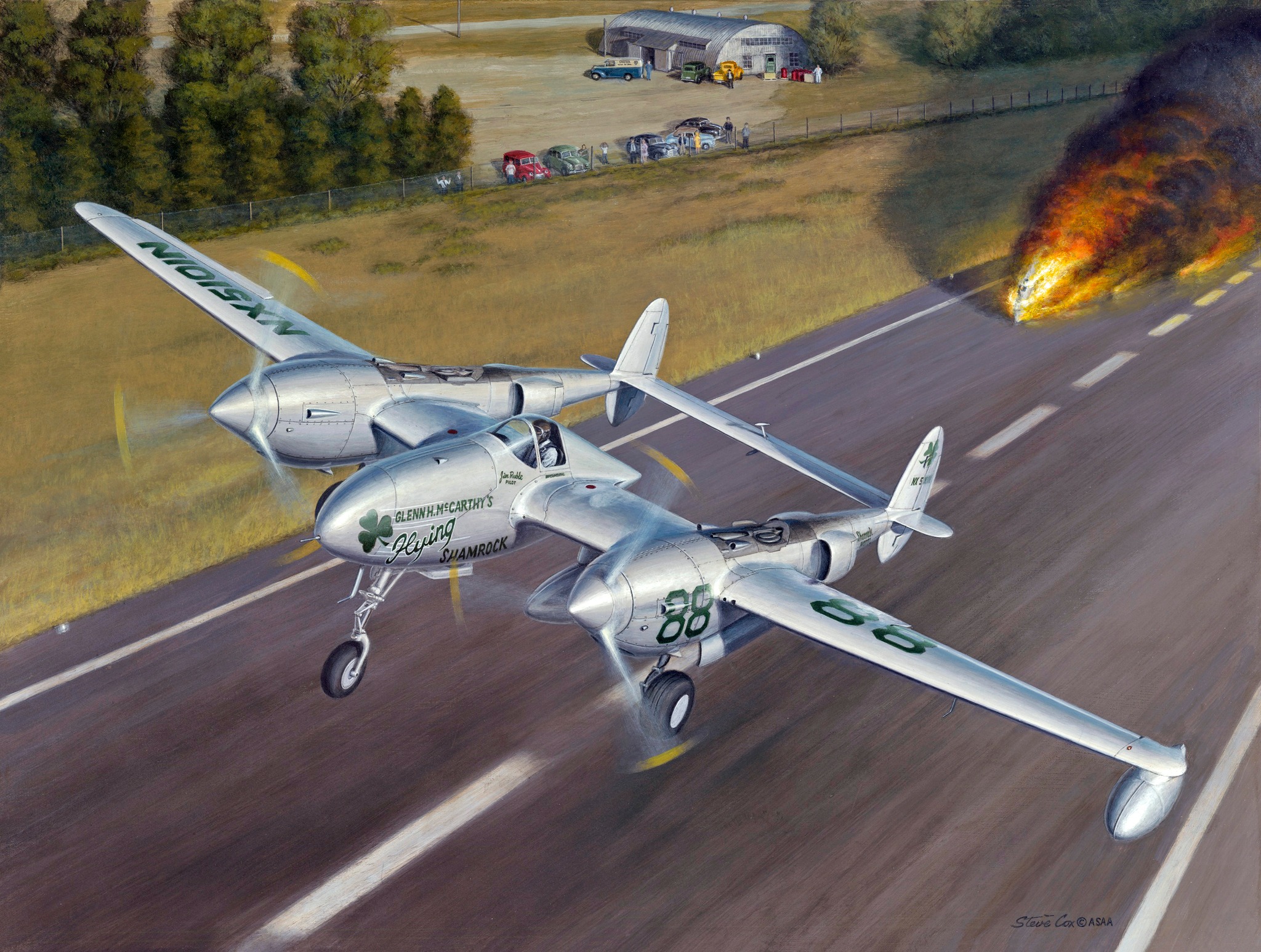 Air Racing Fan Group | The beginning of the 1947 Bendix Trophy cross ...