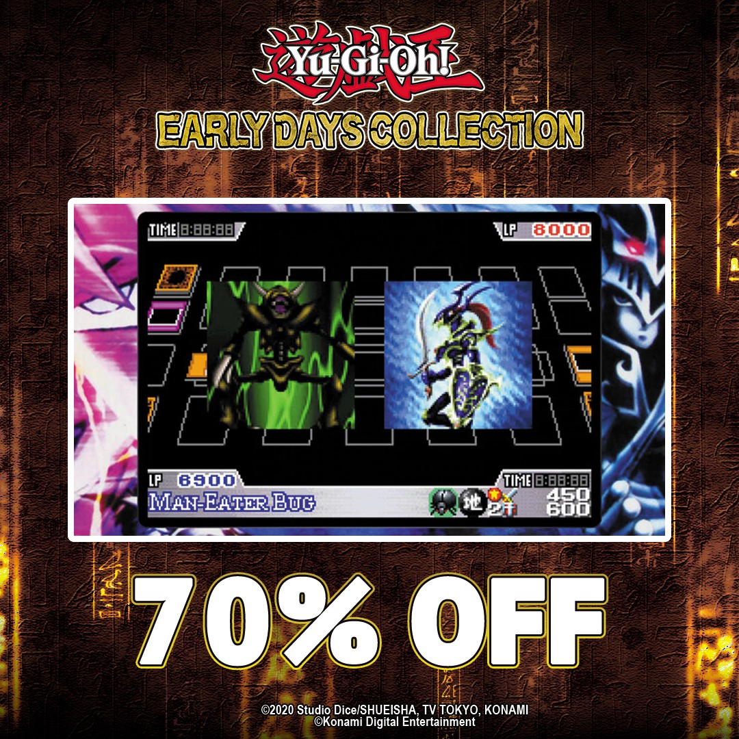 Yu-Gi-Oh! Early Days Collection 70% off on Nintendo eShop