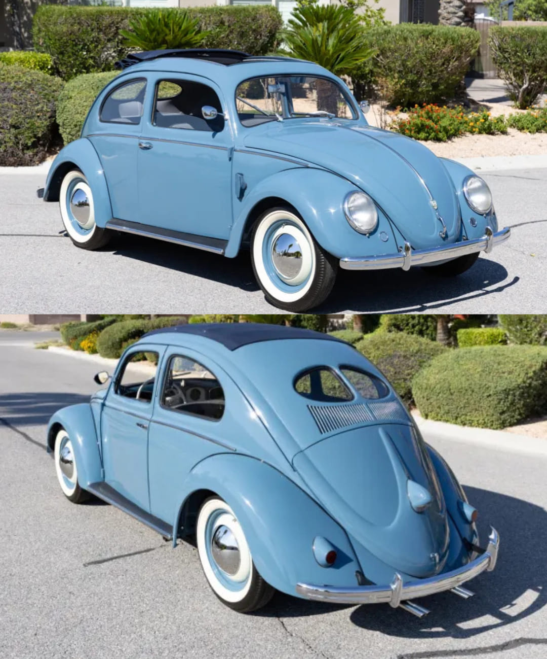 1953 Volkswagen Beetle Deluxe split-window classic car