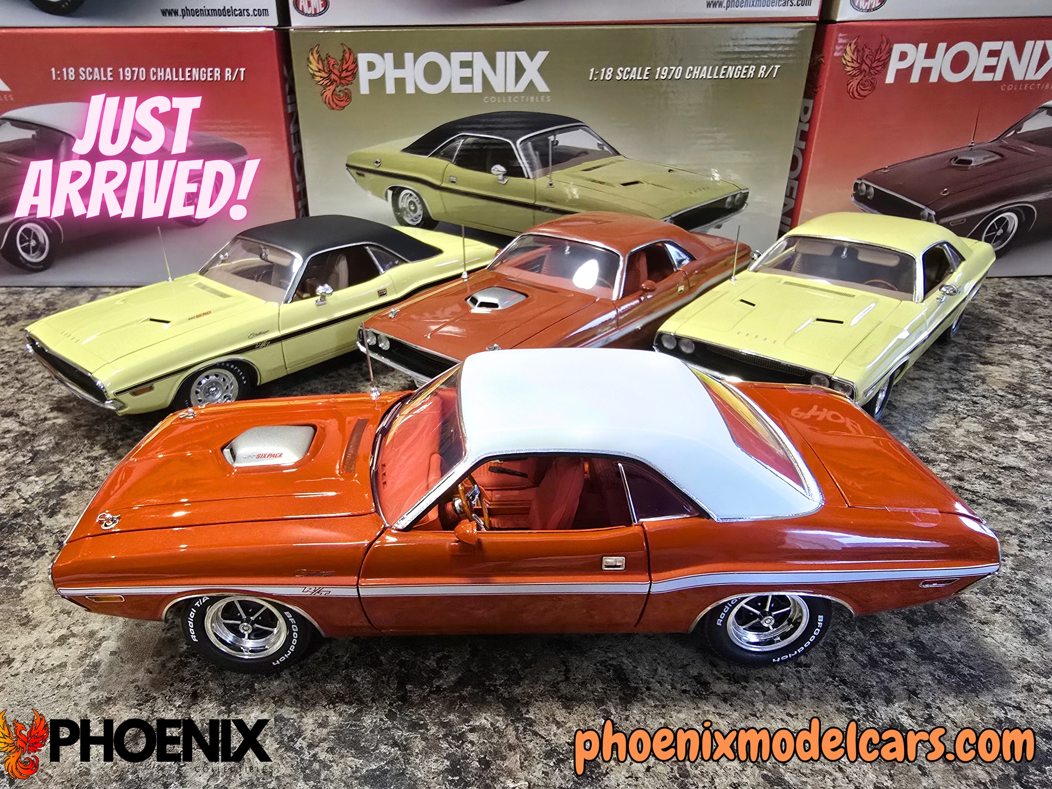 Pre-order 1970 Dodge Challenger R/T diecast model