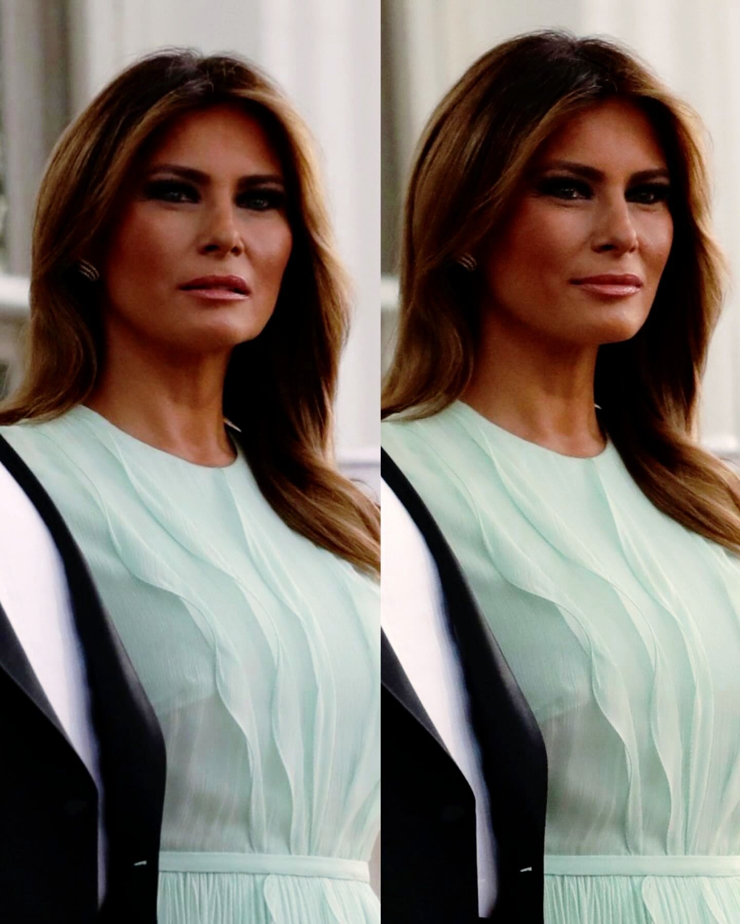 melania lime green dress When Trump walked into that gala in April 2026, wearing a light ruffled that caught every eye in the room, she was entering an event with a history most melania trump style