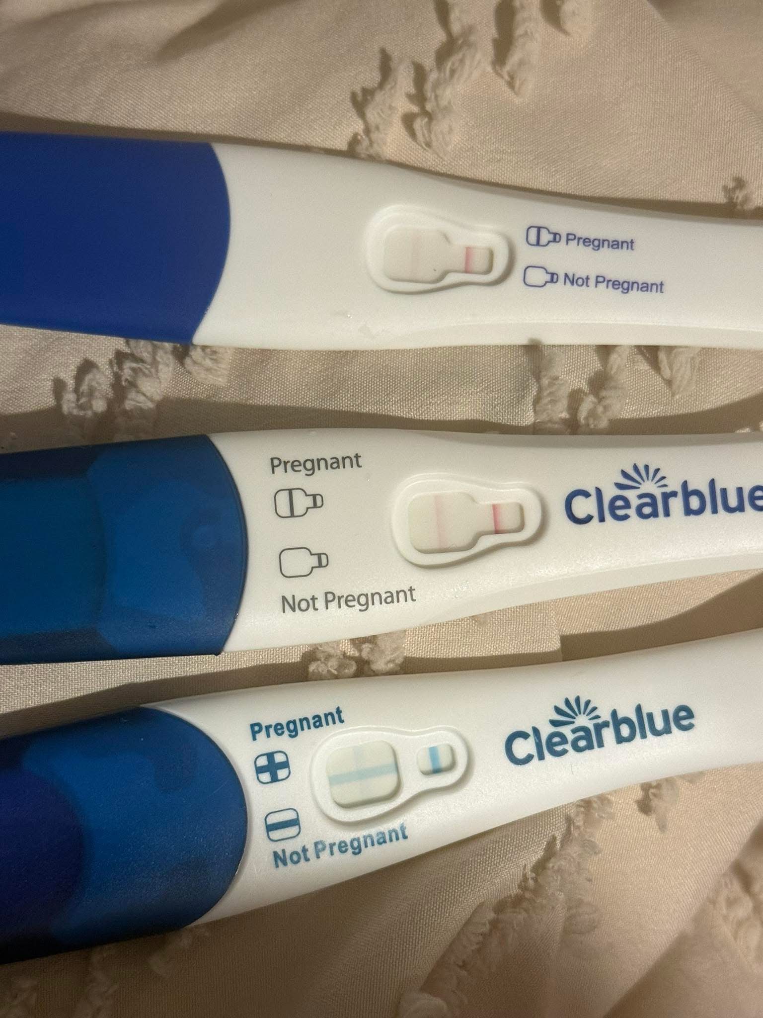 Could tirzepatide and progesterone cause false positive pregnancy tests with PCOS?