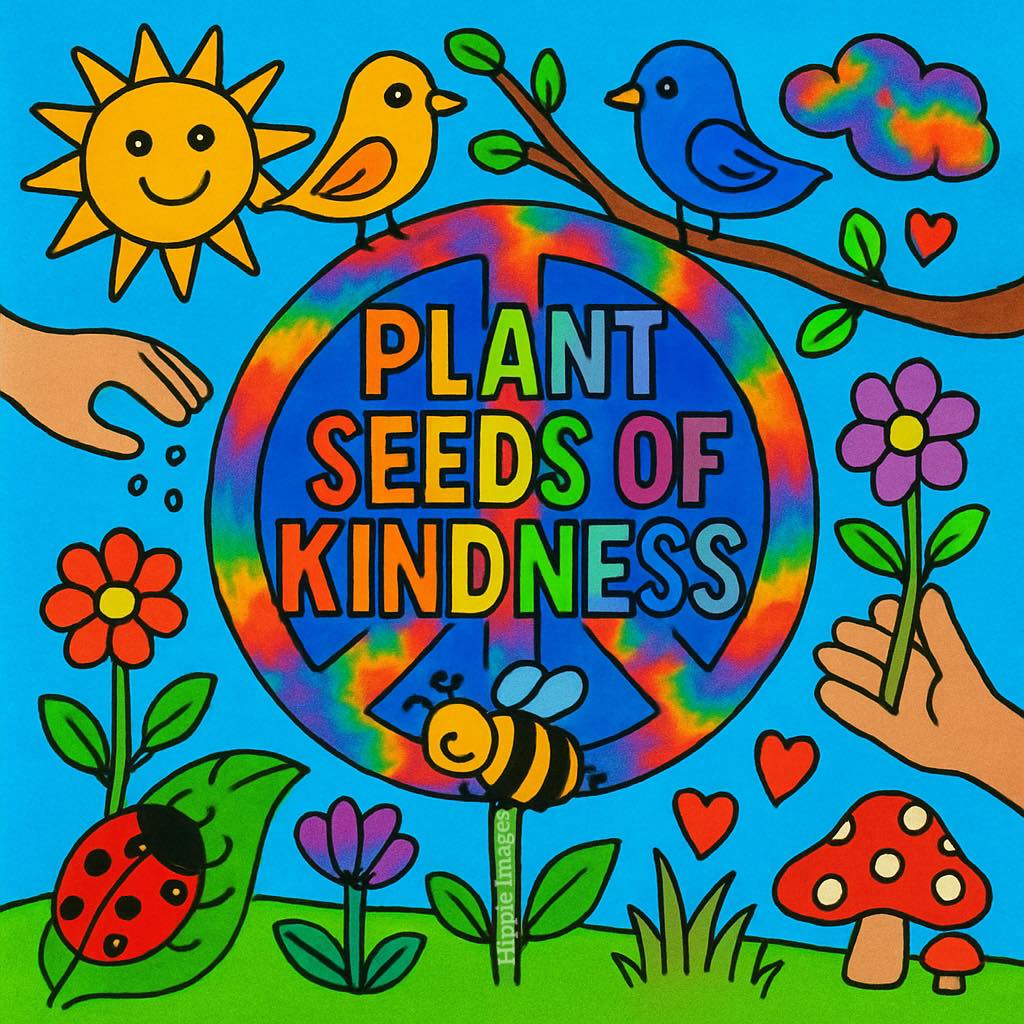 Kindness bag of seeds craft for kids