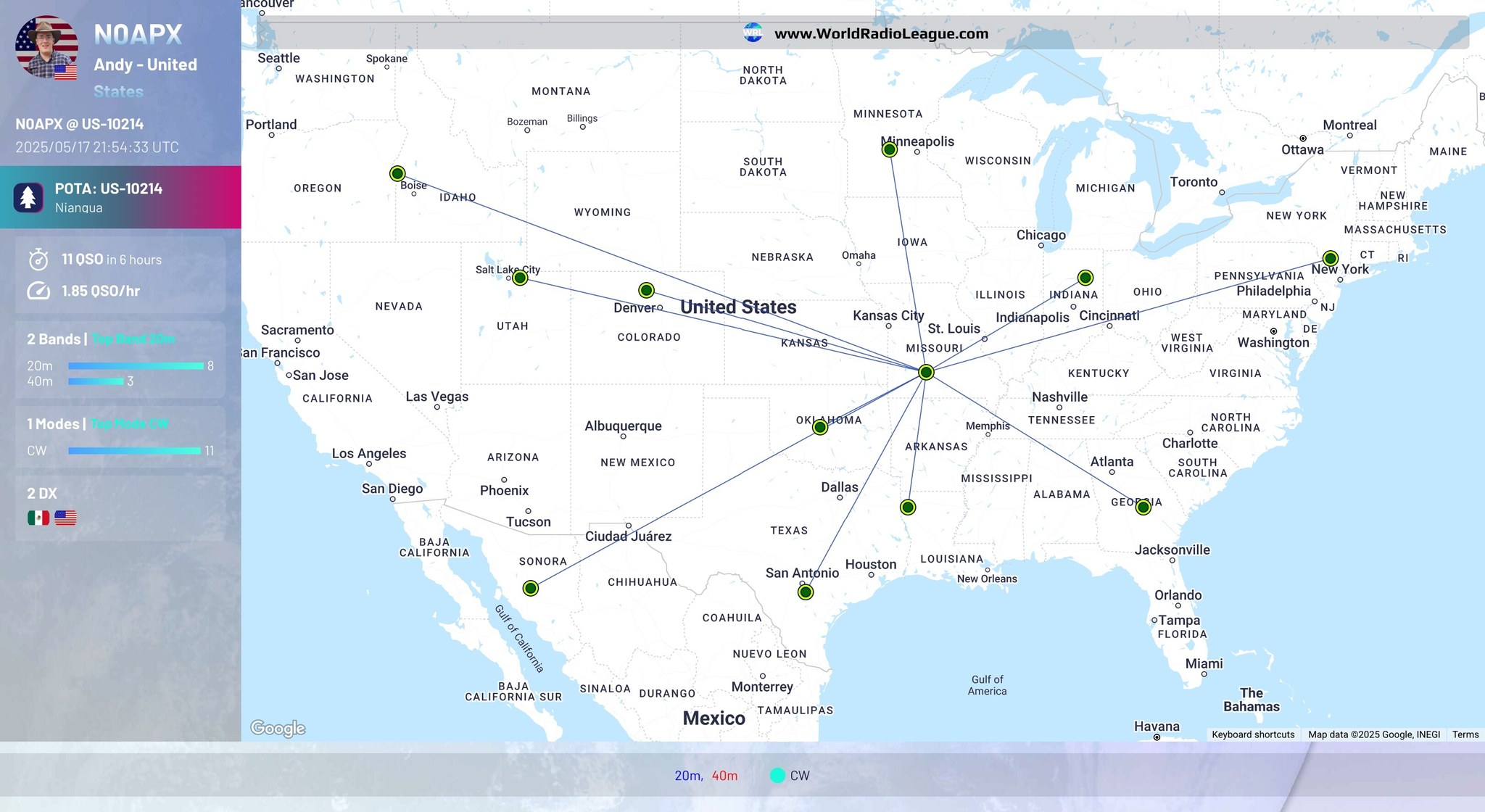 World - 📡 Check Out Andy N0APX’s POTA Activation! 🔥 What an awesome ...