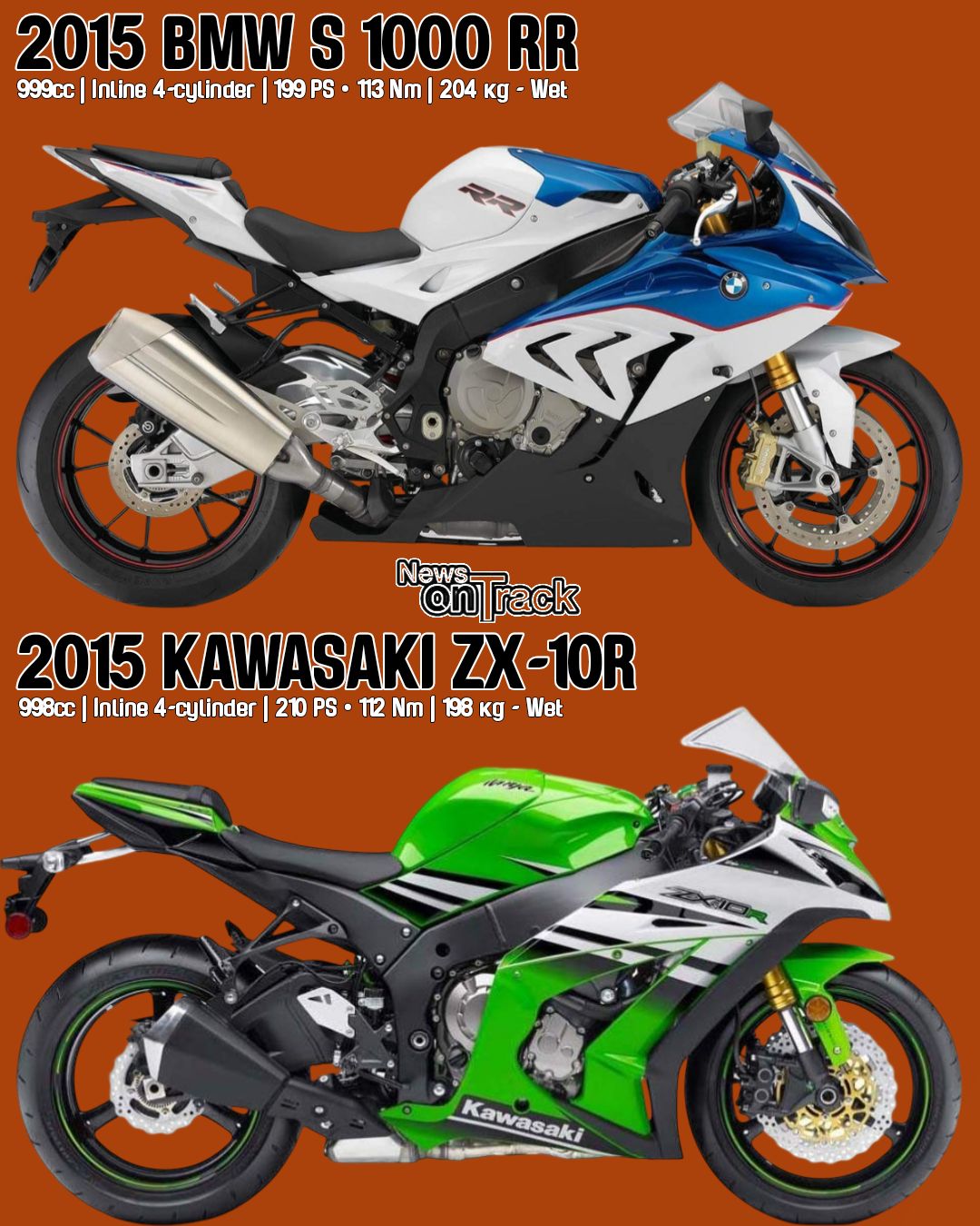 The Kawasaki ZX-12R and BMW K 1200 S represent a thrilling clash